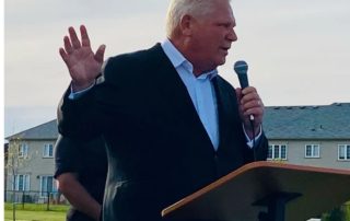 Premier Doug Ford had promising news about plans for a new hospital for Brantford during a visit to the city on Thursday