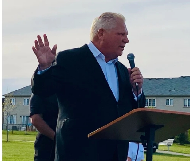 Premier Doug Ford had promising news about plans for a new hospital for Brantford during a visit to the city on Thursday