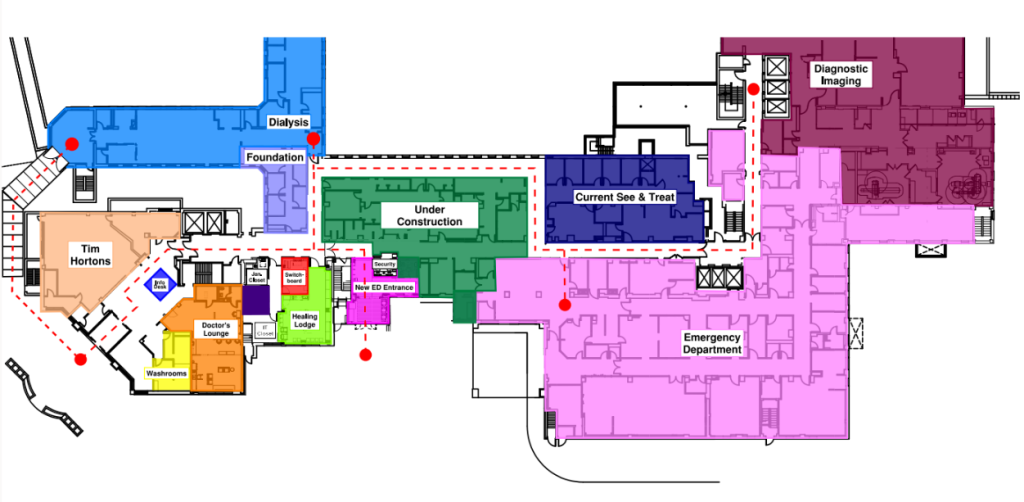 B1 Corridor Map