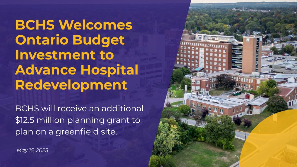 BCHS will receive an additional $12.5 million planning grant to plan on a greenfield site. BCHS will receive an additional $12.5 million planning grant to plan on a greenfield site.