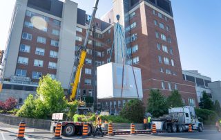 Air Handling Unit Crane Lift - June 2025