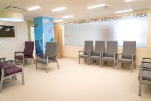 Finished waiting area of the Andersen Ambulatory Assessment Area (Zone 7).