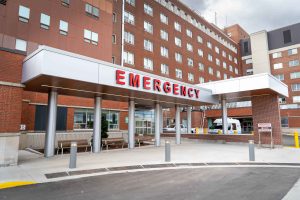 The new Emergency Department entrance for BGH.
