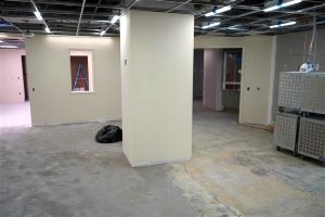 Construction of the new ED Waiting Room, Triage, and Patient Registration has made significant progress as of January 2026.