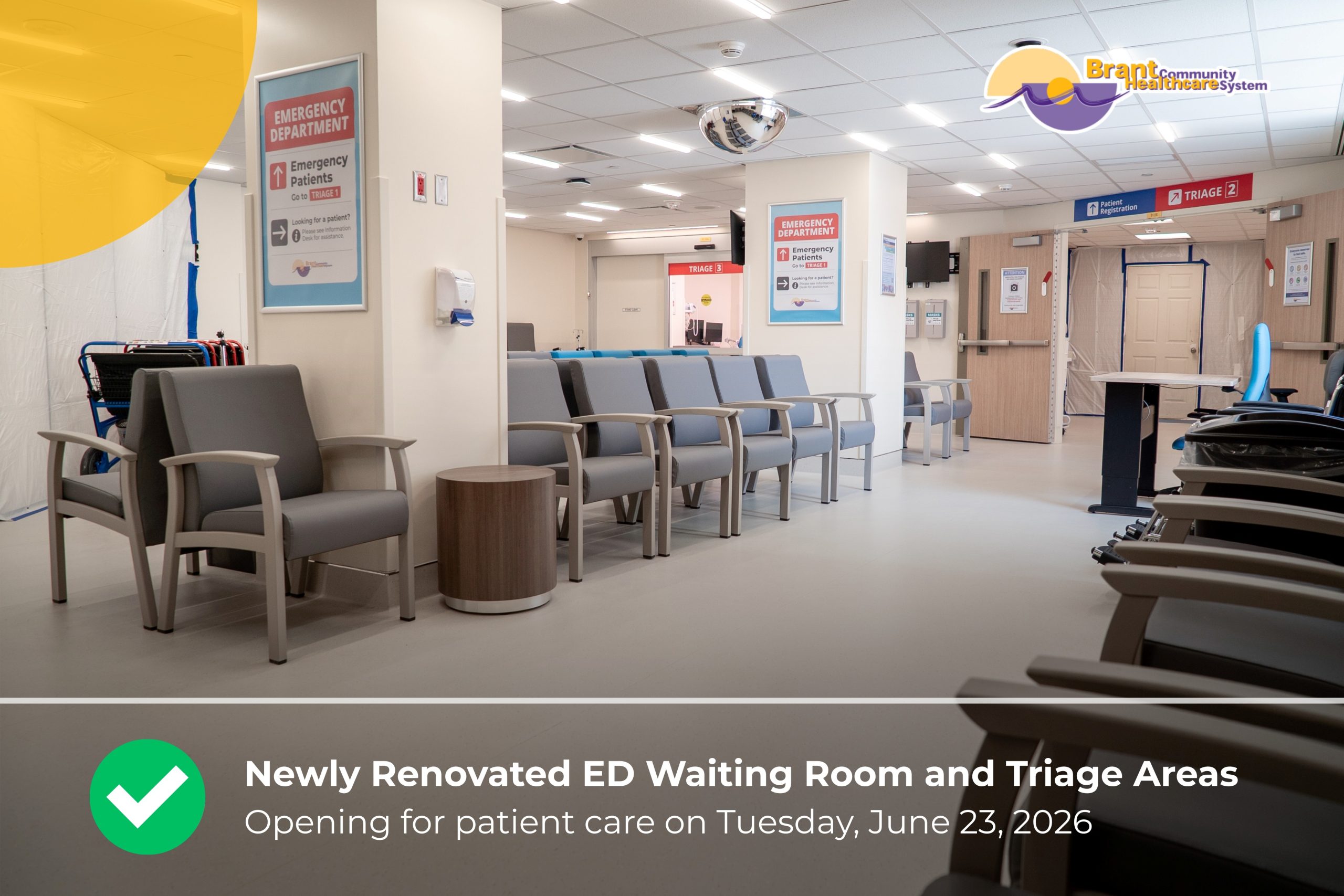 Newly Renovated ED Waiting Room and Triage Areas (Opening June 23) (3)