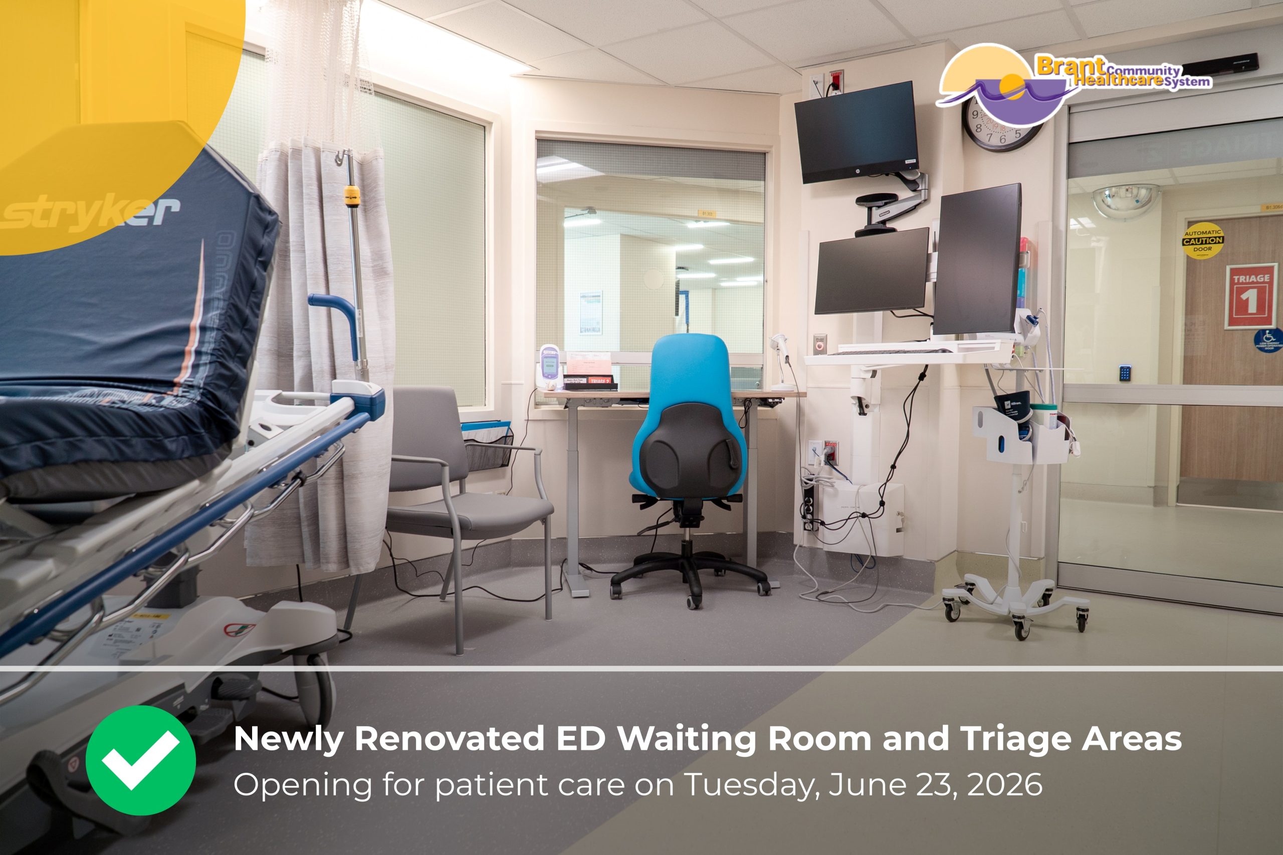 Newly Renovated ED Waiting Room and Triage Areas (Opening June 23) (5)
