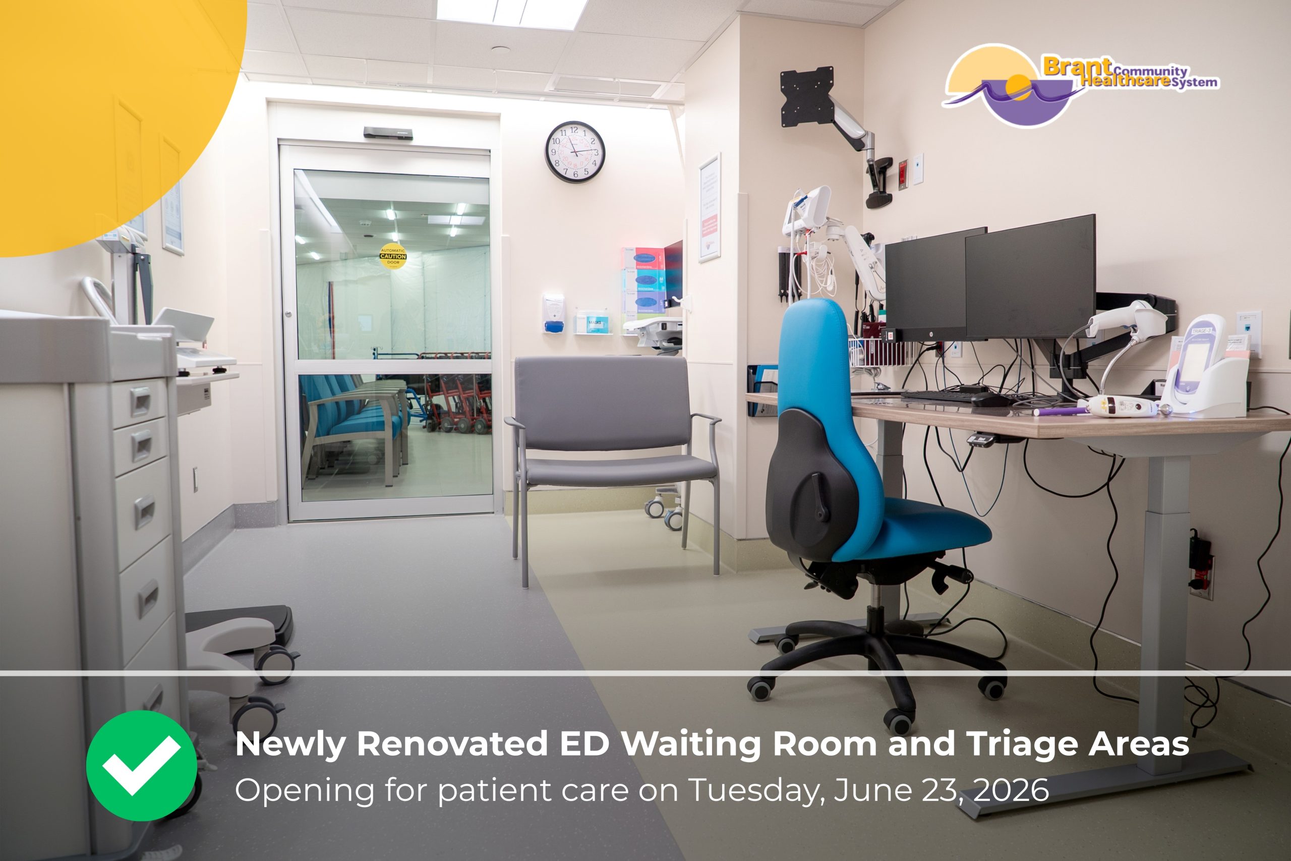 Newly Renovated ED Waiting Room and Triage Areas (Opening June 23) (6)